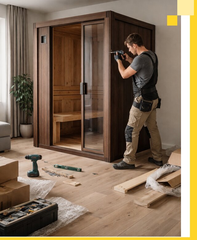 Установка и производство мини саун под ключ в Краснодаре