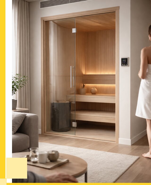 Сауна в квартире под ключ в Краснодаре от 123828 р. ЭриданКсд