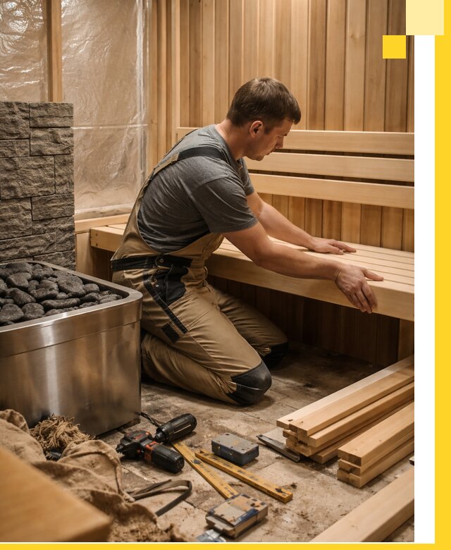 Сауны для дома под ключ с проектированием и монтажом в Краснодаре