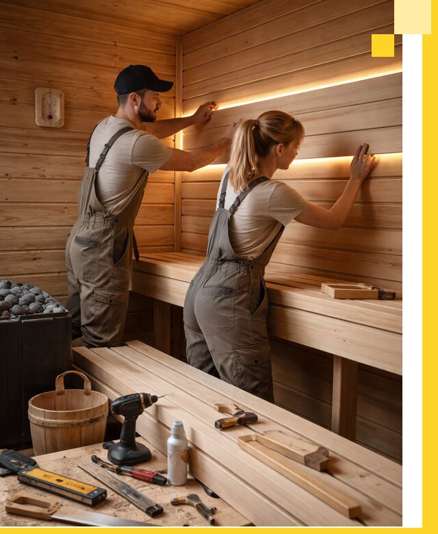 Дизайн саун и бань под ключ с индивидуальным проектом в Краснодаре