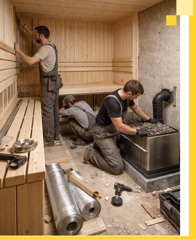 Индивидуальные сауны на заказ в Краснодаре под ключ, проект и монтаж