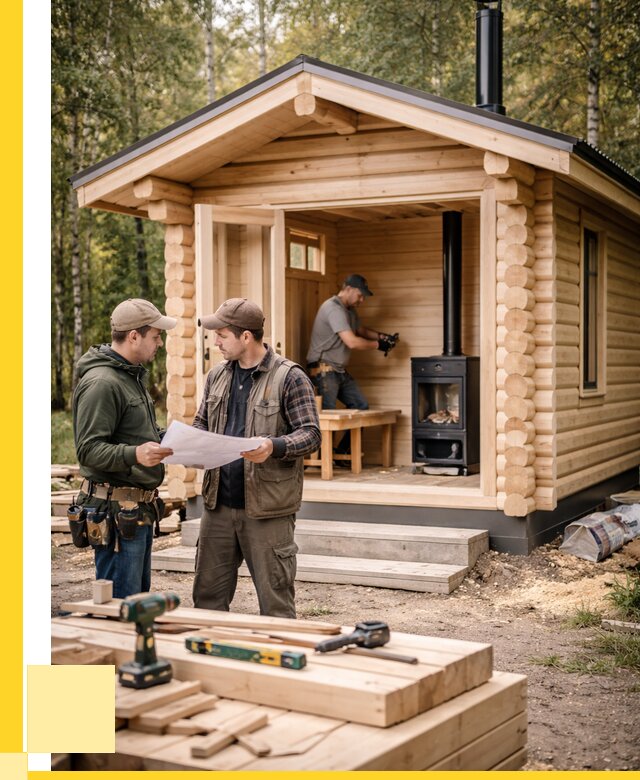 Монтаж бань под ключ в Краснодаре — от 206380 р. | ЭриданКсд