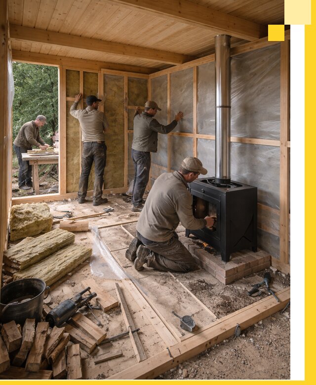 Профессиональный монтаж бань под ключ в Краснодаре для дома