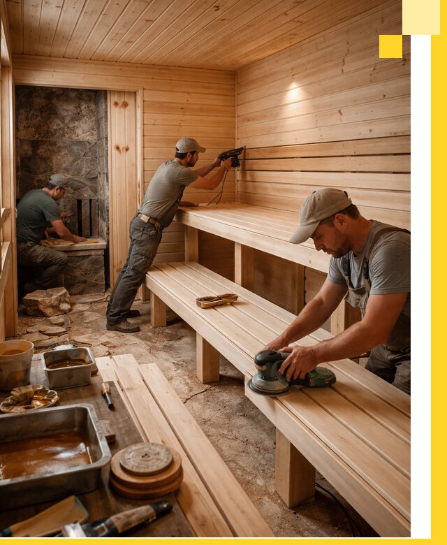 Профессиональная отделка бань в Краснодаре под ключ, с гарантией