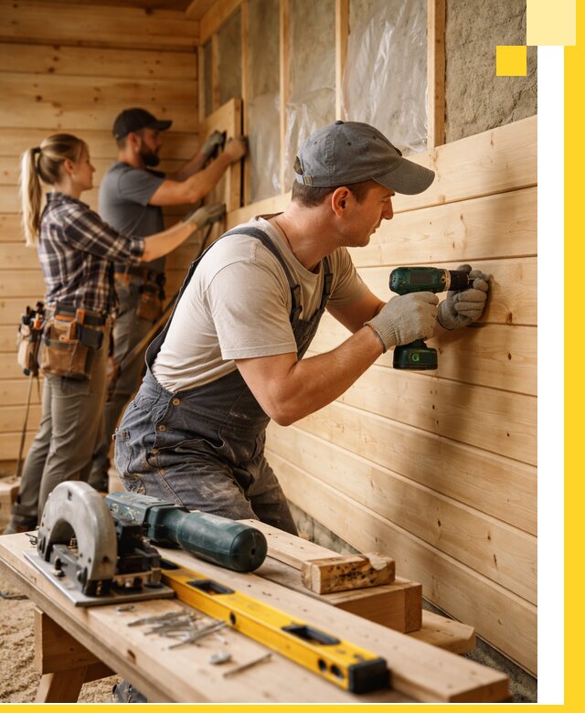 Обшивка бань под ключ в Краснодаре: отделка стен и потолков