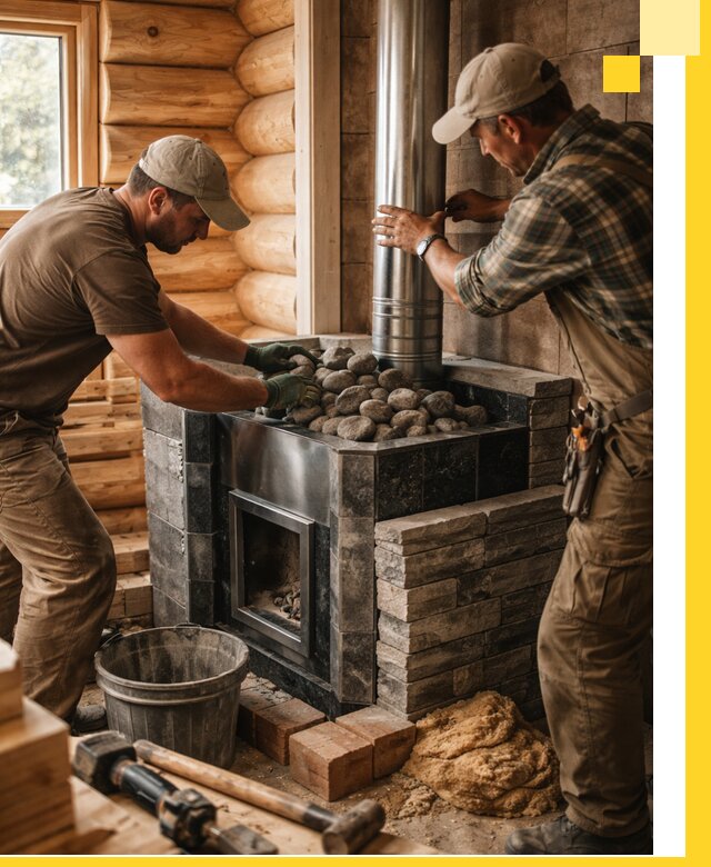 Строительство и отделка русских бань под ключ в Краснодаре