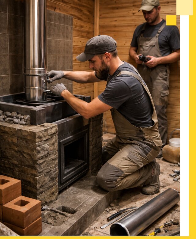 Изготовление и установка банных печей под ключ в Краснодаре