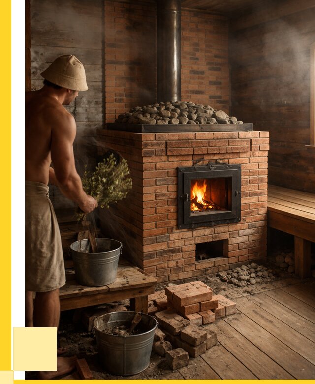 Кирпичные банные печи в Краснодаре от 92871 р. | ЭриданКсд
