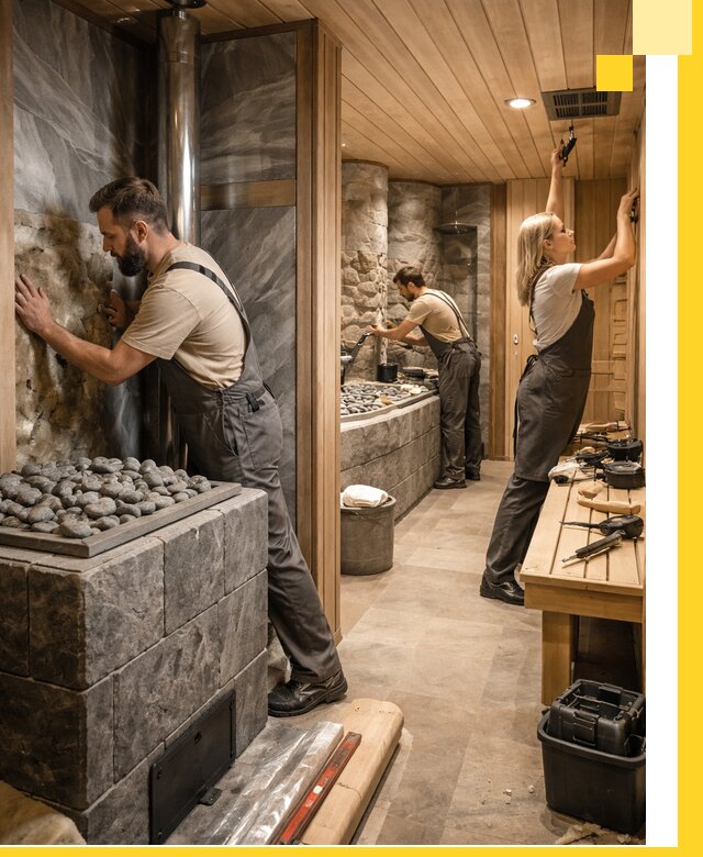 Строительство бань и SPA процедур в Краснодаре под ключ и отделкой