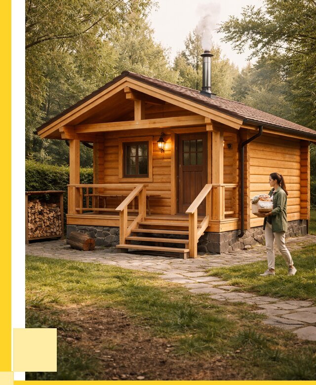 Купить баню под ключ в Краснодаре от 670735 р. | ЭриданКсд