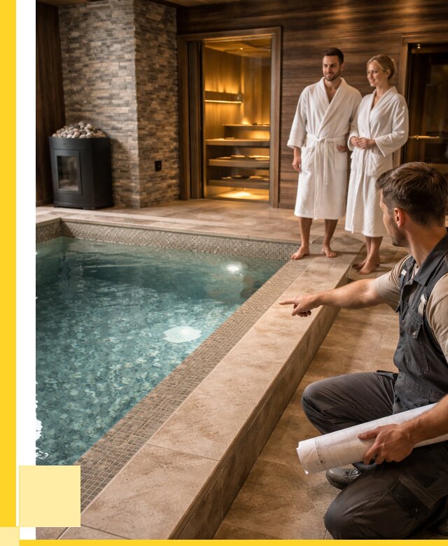 Проект бани с бассейном под ключ в Краснодаре от 67074 р. | ЭриданКсд