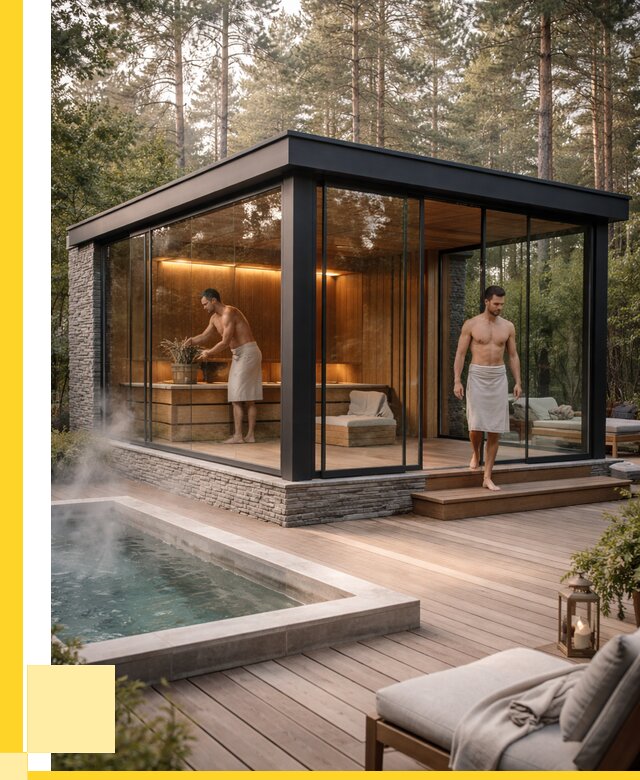 Стеклянные бани и двери в Краснодаре от 464355 р. | ЭриданКсд