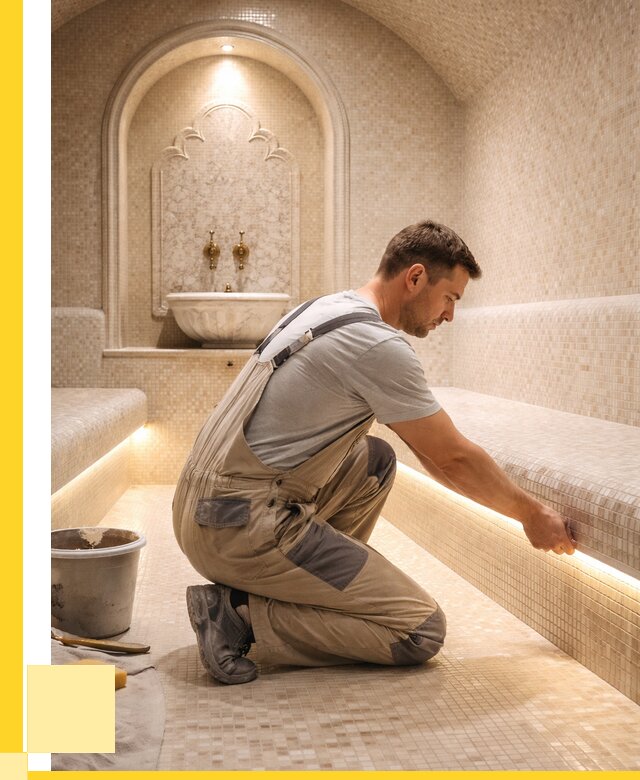 Отделка хамамов под ключ в Краснодаре от 5675 р. | ЭриданКсд