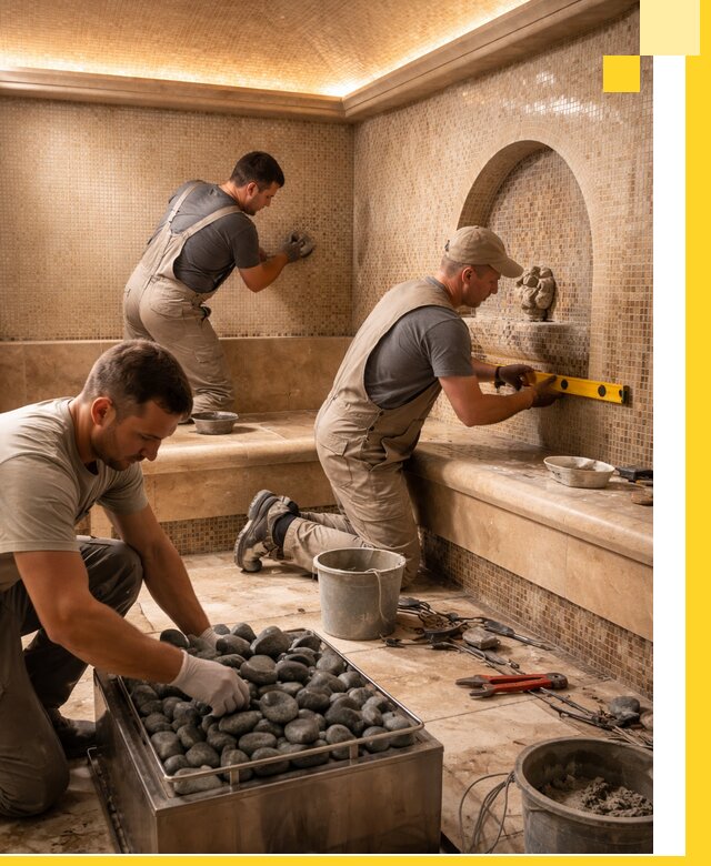 Проектирование и строительство хамама и сауны в Краснодаре