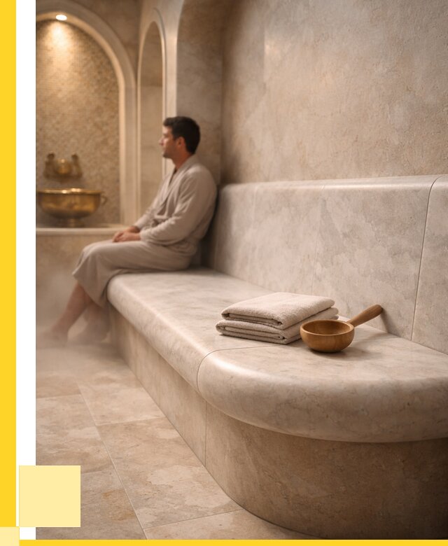 Сиденья для хамама в Краснодаре под ключ от 12383 р. | ЭриданКсд