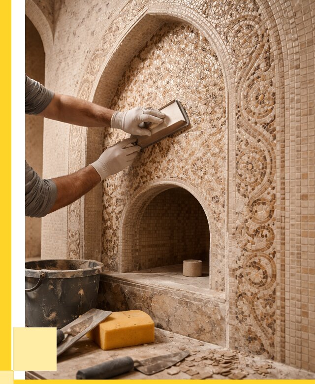 Мозаика для хамама в Краснодаре под ключ от 5160 р. | ЭриданКсд