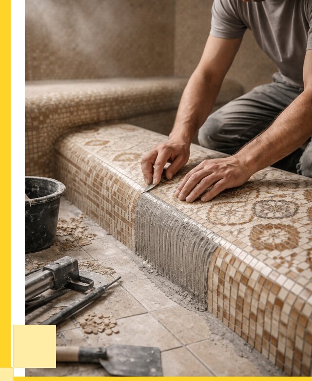 Плитка для хамама под ключ в Краснодаре от 3612 р. | ЭриданКсд