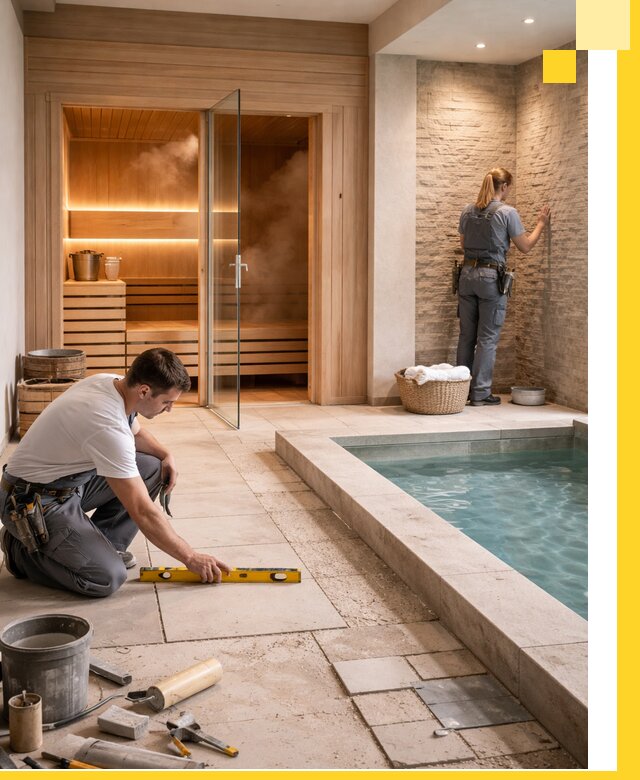 Комплексный дизайн и отделка интерьеров SPA под ключ в Краснодаре